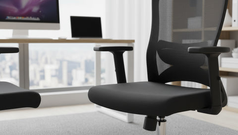 High Back Mesh Office Chair with Lumbar Support - Ergonomic Chair Dubai UAE | INFINI HOMES