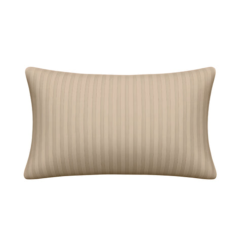INFINI HOMES Premium Pillow Covers UAE - 50x75cm Microfiber Stripe Ivory Set of 2