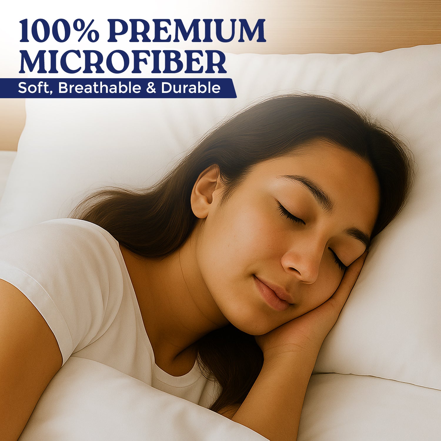 Premium Microfiber Pillow Covers UAE | 50x75cm Set of 2 | Dubai Abu Dhabi Sharjah