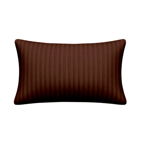 INFINI HOMES Premium Pillow Covers UAE - 50x75cm Microfiber Stripe Ivory Set of 2