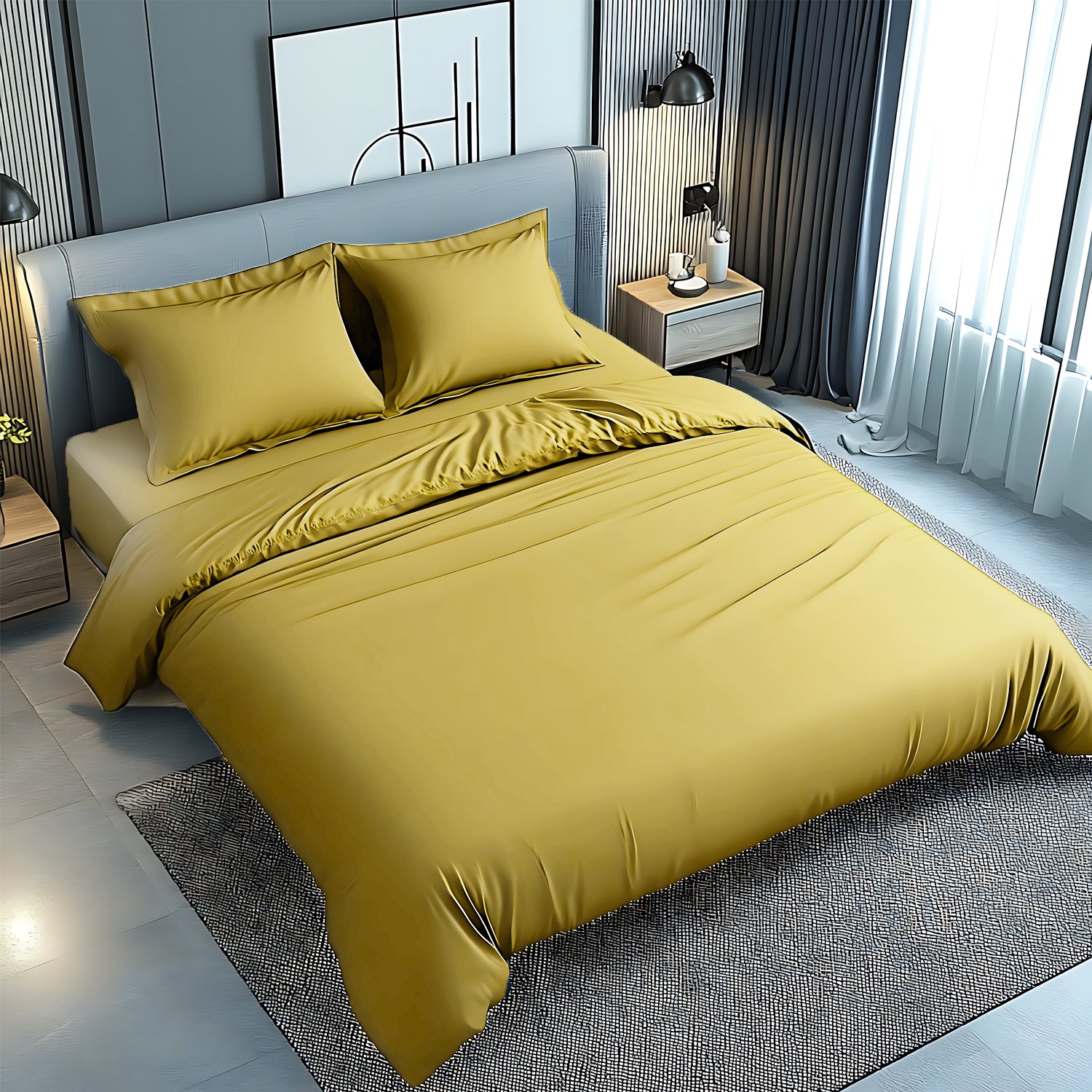Premium Luxury Bedsheet UAE | Ultra-Soft Microfiber 240x260 | Dubai Abu Dhabi Sharjah Delivery