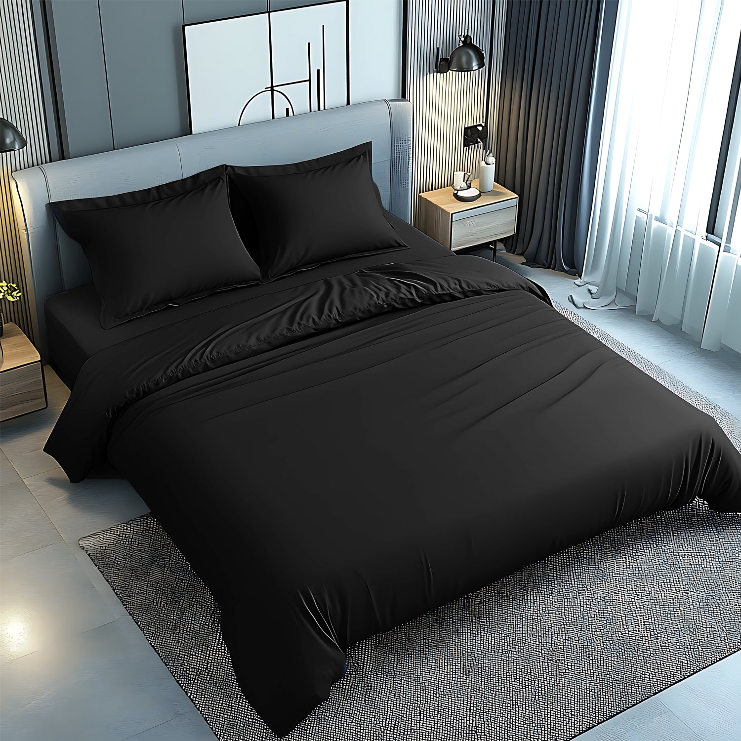 Premium Luxury Bedsheet UAE | Ultra-Soft Microfiber 240x260 | Dubai Abu Dhabi Sharjah Delivery