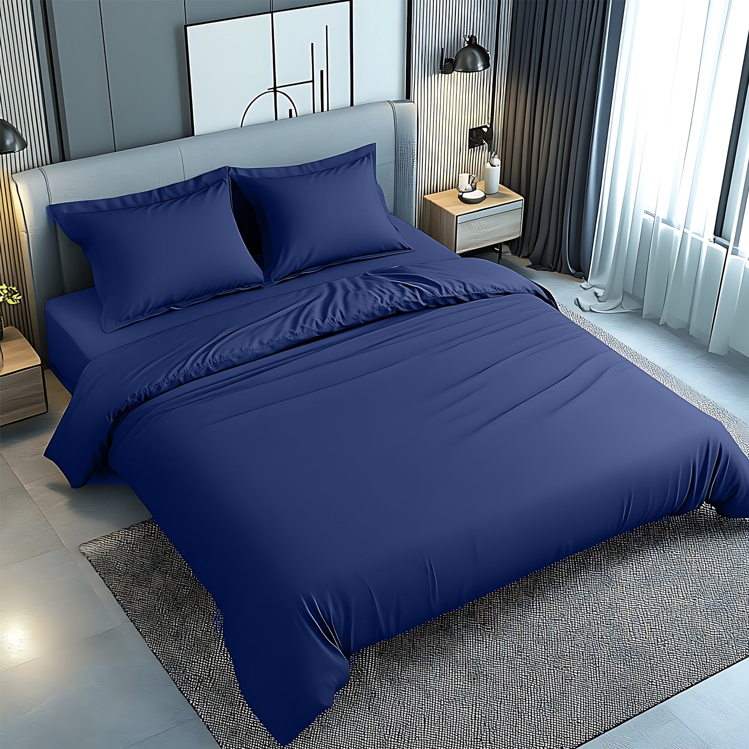 Premium Luxury Bedsheet UAE | Ultra-Soft Microfiber 240x260 | Dubai Abu Dhabi Sharjah Delivery
