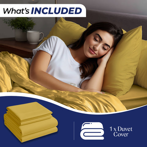 Premium Gold Duvet Cover 160x220cm | UAE Delivery to Dubai, Abu Dhabi & All Emirates