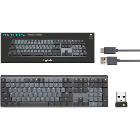 Logitech MX Mechanical Wireless Keyboard UAE | Tactile Backlit Keys Dubai Abu Dhabi