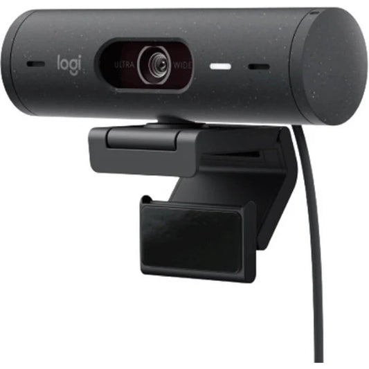 Logitech Brio 500 1080p HD Webcam with Show Mode – UAE Stock | Dubai, Abu Dhabi, Sharjah, Ajman, RAK, UAQ, Fujairah Black