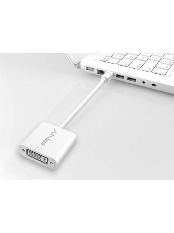 PNY Mini DisplayPort to DVI Adapter - UAE Stock | Dubai, Abu Dhabi, Sharjah, Ajman, Fujairah, RAK, UAQ Delivery