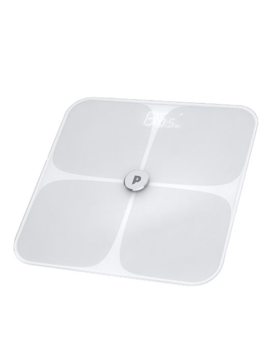 Powerology WiFi Smart Body Scale White - Track Weight, BMI & Body Composition | UAE Delivery
