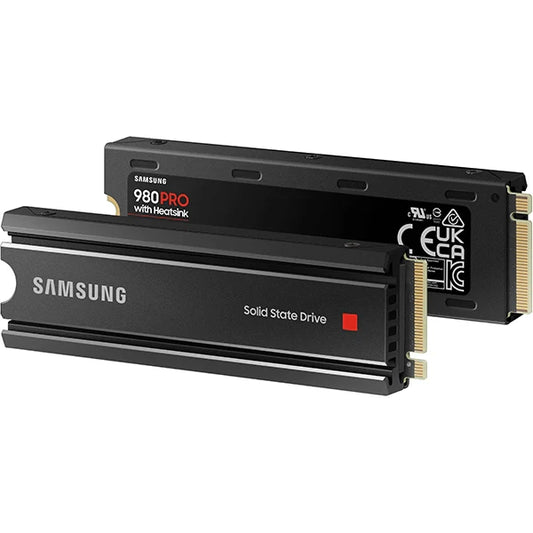 Samsung 980 Pro 1TB NVMe SSD with Heatsink - PCIe Gen 4 M.2 Internal Drive | UAE Stock