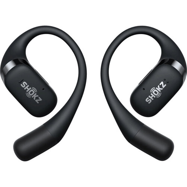 Shokz OpenFit Open-Ear True Wireless Earbuds UAE | Dubai, Abu Dhabi, Sharjah, Ajman, Fujairah, Ras Al Khaimah & Umm Al Quwain Black