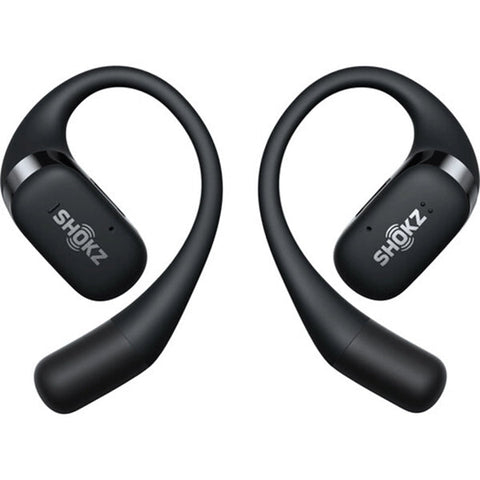 Shokz OpenFit Open-Ear True Wireless Earbuds UAE | Dubai, Abu Dhabi, Sharjah, Ajman, Fujairah, Ras Al Khaimah & Umm Al Quwain Black