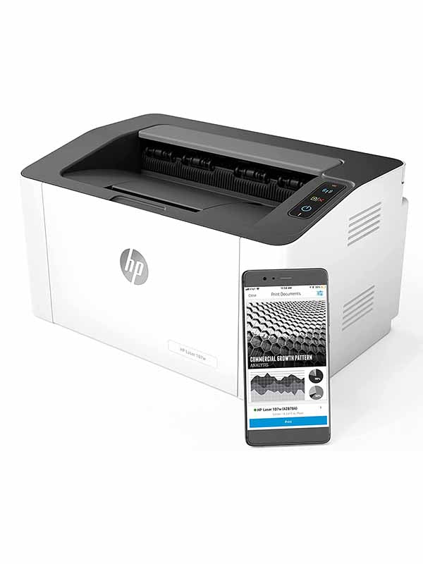 HP LaserJet 107w Mono Laser Printer UAE | Wireless Office Printer Dubai Abu Dhabi Sharjah Ajman Fujairah RAK UAQ