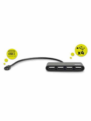 USB-C Hub 4-Port Multiport Adapter | UAE Stock - Dubai, Abu Dhabi, Sharjah, Ajman, Fujairah, Ras Al Khaimah, Umm Al Quwain Delivery