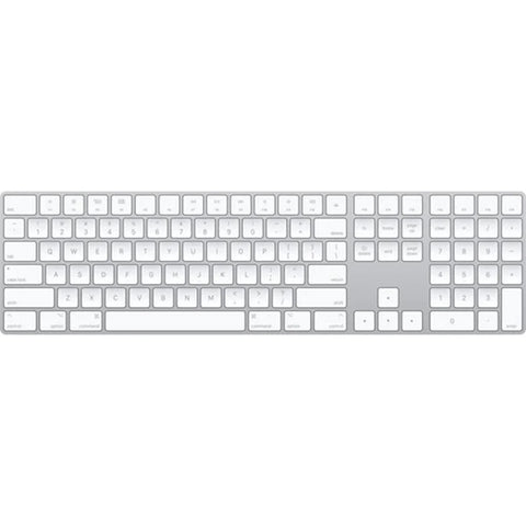 Apple Magic Wireless Keyboard with Numeric Keypad - UAE Stock | Fast Delivery Across All Emirates Silver