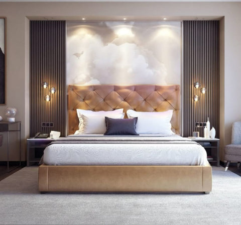 Super King Wooden Bed 200x200cm UAE | Dubai Abu Dhabi Sharjah Delivery | INFINI HOMES