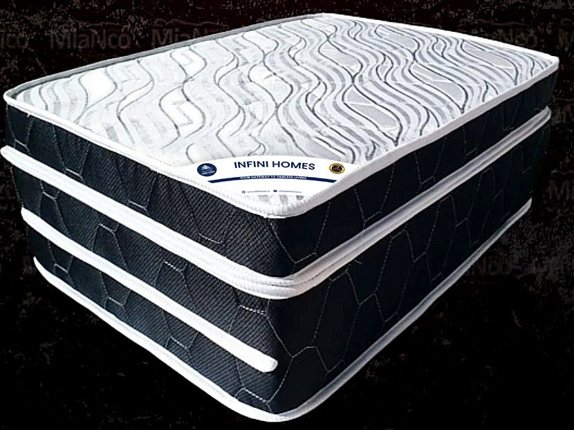 INFINI HOMES High Density Foam White Mattress - 90x190x10cm Folding