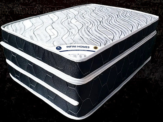 INFINI HOMES High Density Foam White Mattress - 90x190x10cm Folding