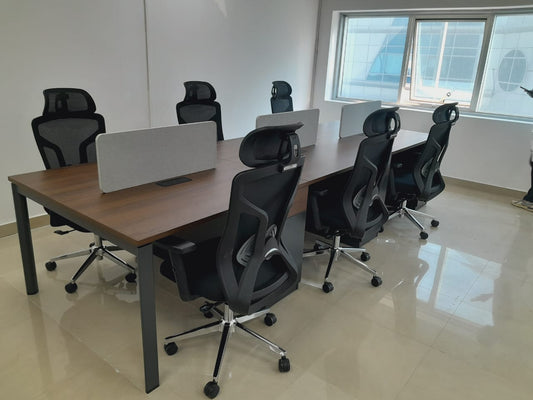 Neo High Back Office Chair with Chrome Base - Ergonomic Executive Chair UAE