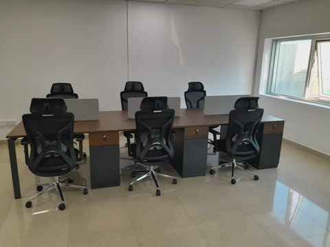 Neo High Back Office Chair with Chrome Base - Ergonomic Executive Chair UAE