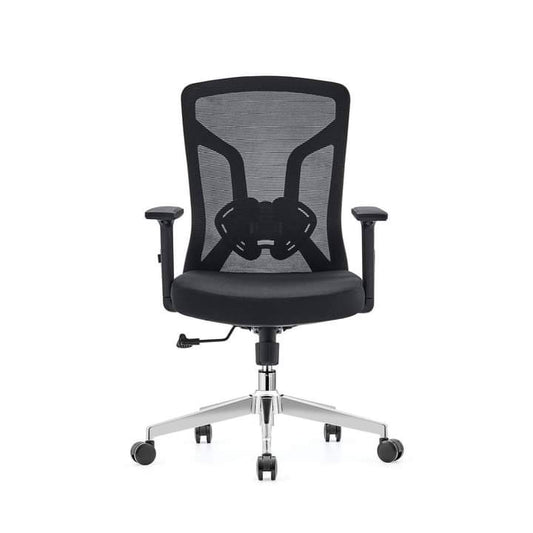Neo Medium Back Office Chair with Chrome Base | Ergonomic Chair UAE