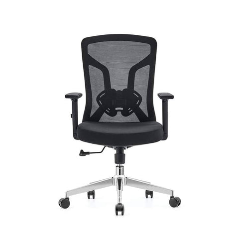 Neo Medium Back Office Chair with Chrome Base | Ergonomic Chair UAE