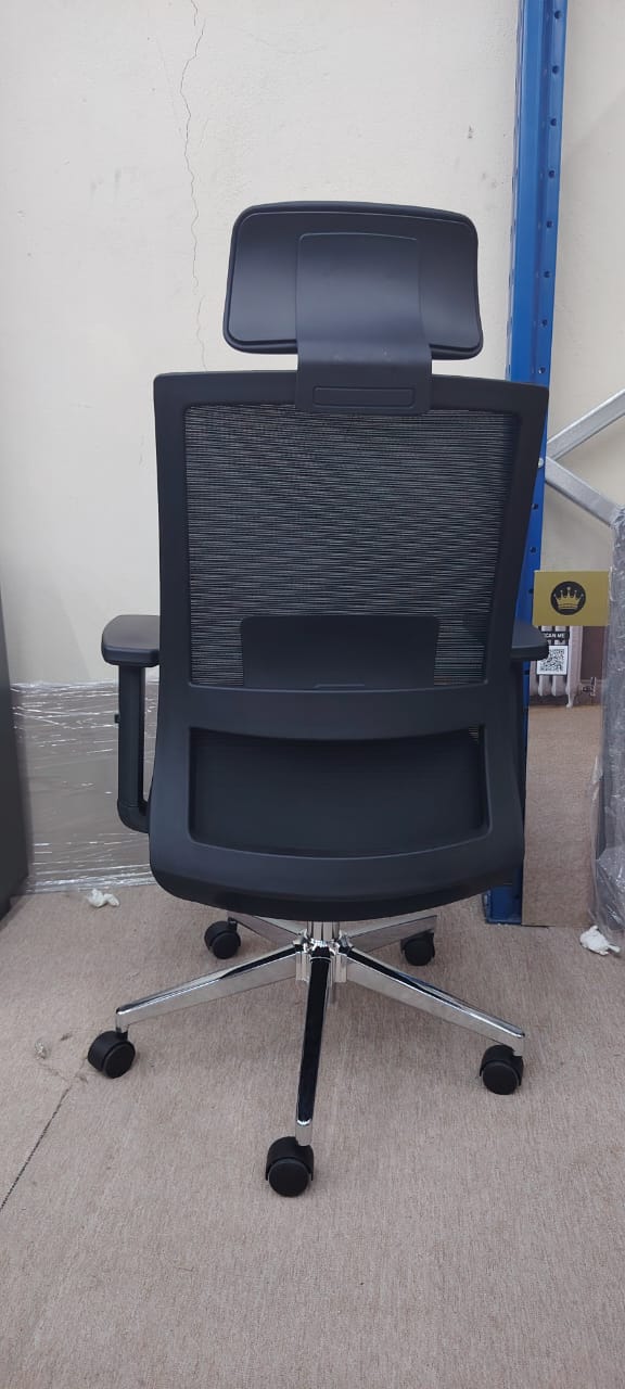 Executive Office Chair with Headrest & Lumbar Support - Model Bruce HB | UAE