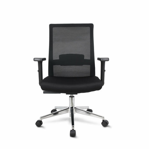 Executive Office Chair with Multi-Lock Mechanism & PU Armrest - Model Bruce MB | UAE