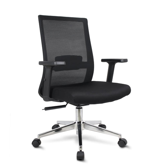 Executive Office Chair with Multi-Lock Mechanism & PU Armrest - Model Bruce MB | UAE