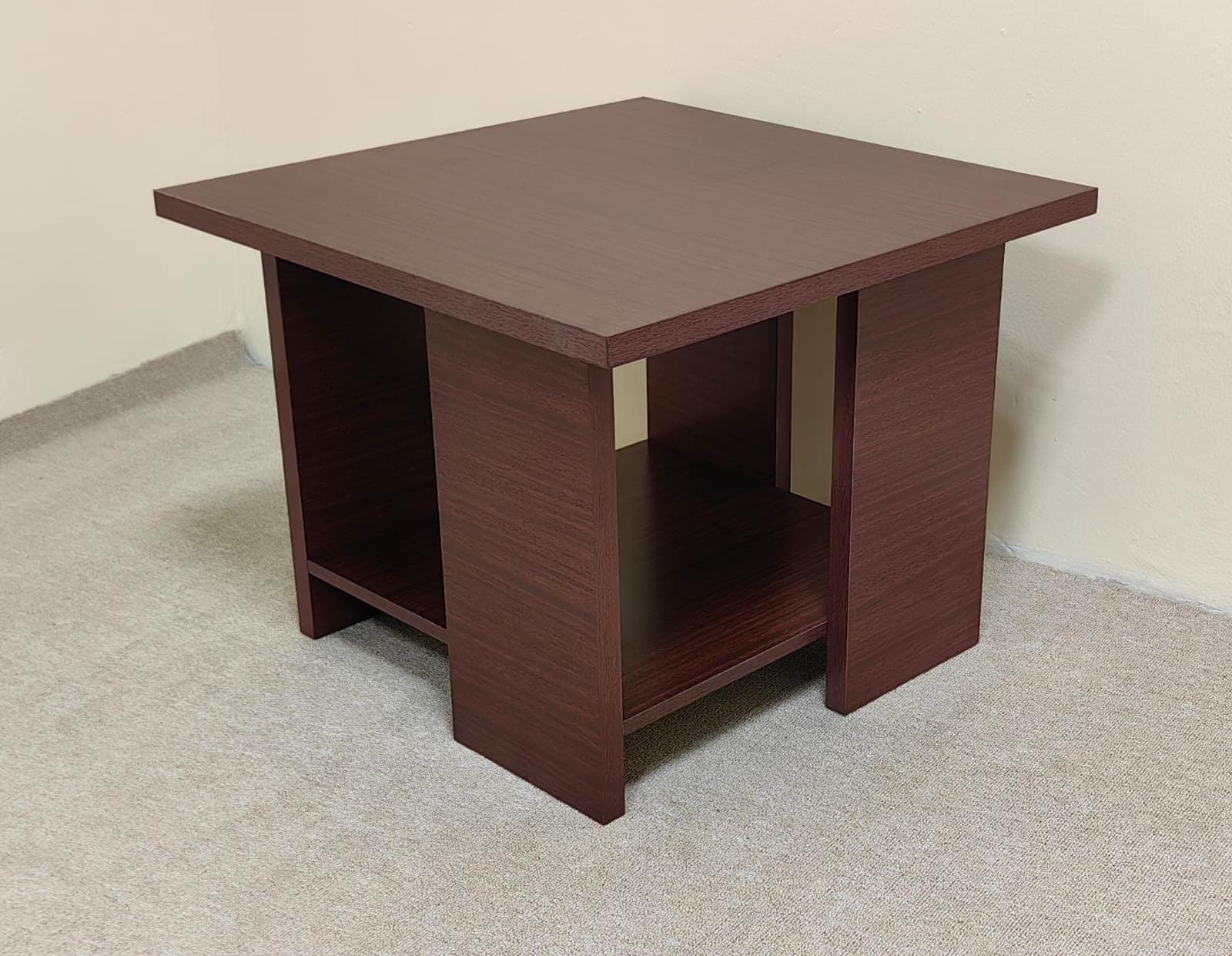 Coffee Table IH 4060 | Mahogany 60×60×45 cm – INFINI HOMES UAE