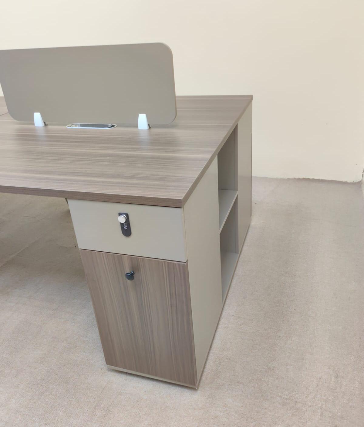 Four Person Office Workstation IH 4170 | Premium Office Table UAE
