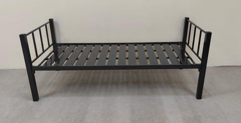 Steel Single Bed IH 40-2 Side View – Heavy Gauge Metal Frame 90x190cm | Dubai Abu Dhabi Sharjah