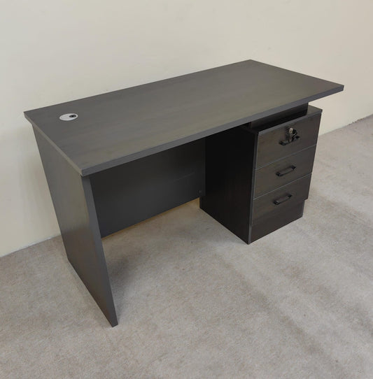 Office Table IH 5012 – 1.2M | Coffee & Grey | INFINI HOMES UAE