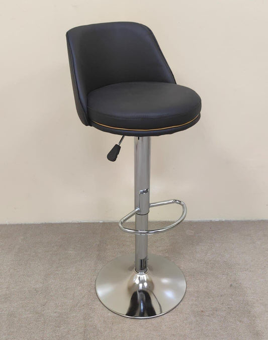 PU Black Bar Chair IH 275 | Premium Bar Stool UAE