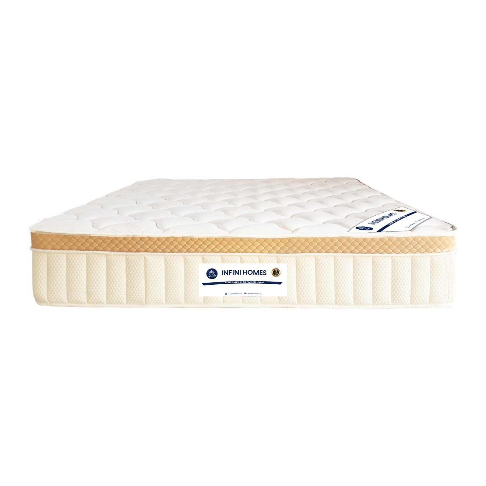 INFINI HOMES Premium Eurotop Cool Gel Memory Foam Mattress - King 180x200x30cm