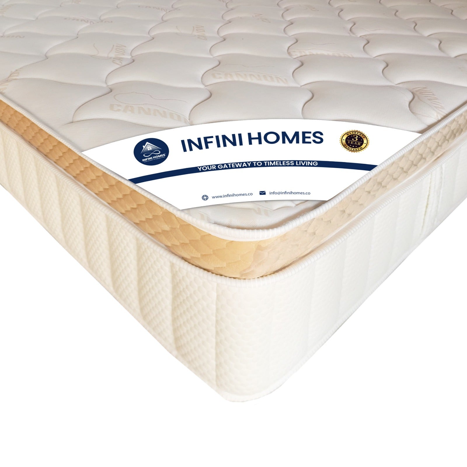 INFINI HOMES Premium Eurotop Cool Gel Memory Foam Mattress - King 180x200x30cm