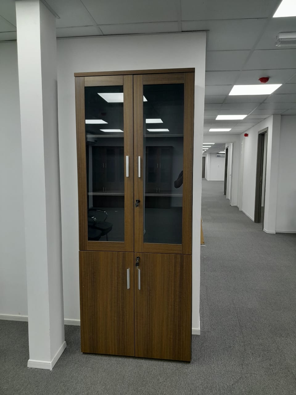 INFINI HOMES Glass Door Cabinet 200x80x40cm