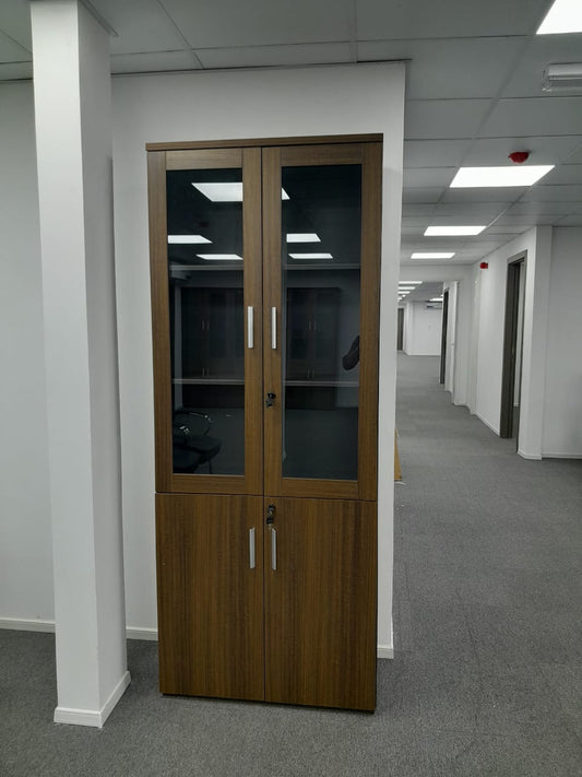 INFINI HOMES Glass Door Cabinet 200x80x40cm