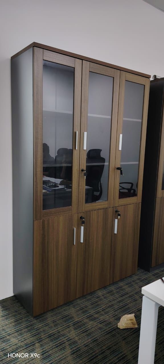 INFINI HOMES Glass Door Cabinet 200x120x40cm