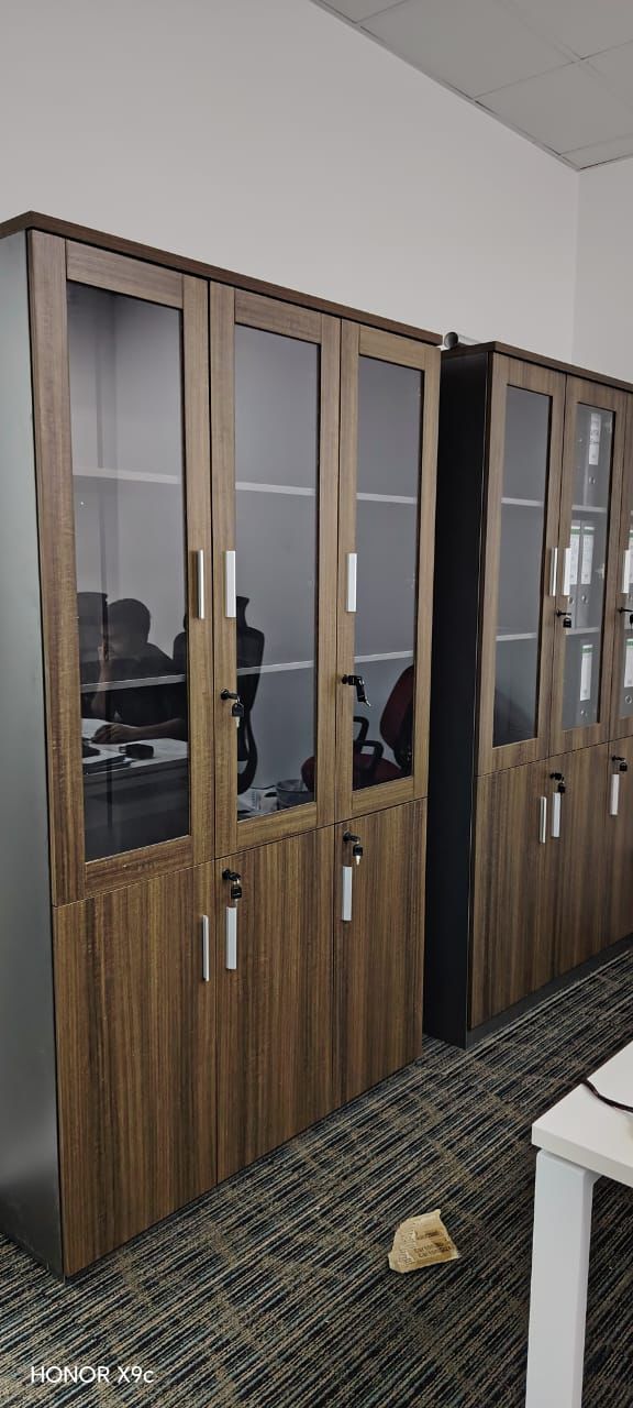 INFINI HOMES Glass Door Cabinet 200x120x40cm