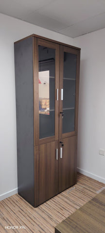 INFINI HOMES Glass Door Cabinet 200x80x40cm