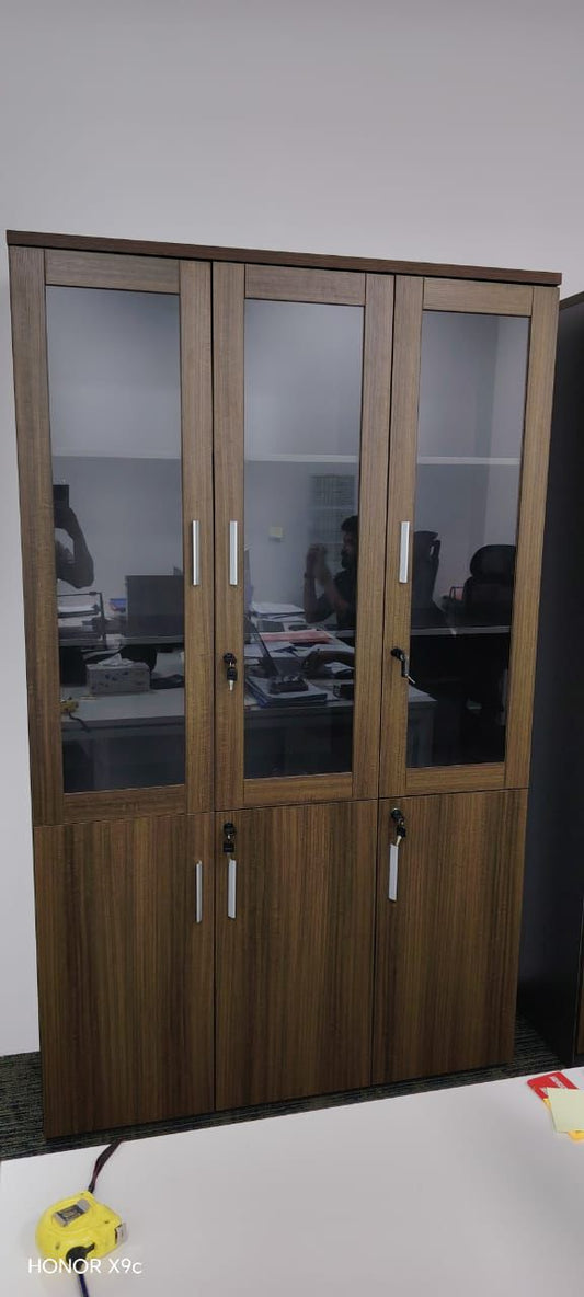 INFINI HOMES Glass Door Cabinet 200x120x40cm