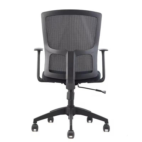 Office Chair Medium Back - Lotus MB Ergonomic Desk Chair with Nylon Base | UAE Stock