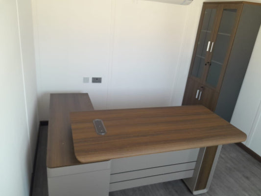 Executive Office Desk 200cm L-Shape - Modern Computer Desk with Storage Dubai UAE