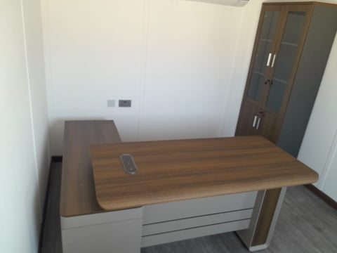 Executive Office Desk 200cm L-Shape - Modern Computer Desk with Storage Dubai UAE