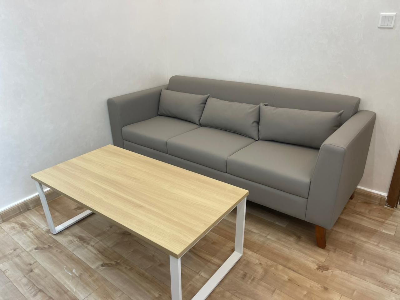 Coffee Table 120x60cm Oak & White - Modern Living Room Furniture UAE | Fast Delivery Dubai