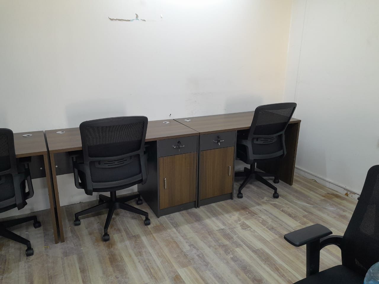 Kitchen Cabinet 120x60cm with Drawer & Door - Walnut Grey | UAE Stock