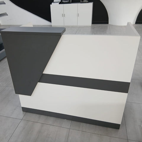 INFINI HOMES Reception Table UAE - Model RCP-120-WT 120x60x105cm Dubai Abu Dhabi Sharjah