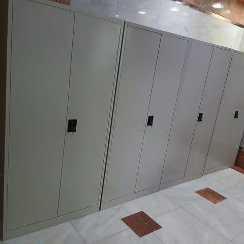 INFINI HOMES Metal Wardrobe Cabinet UAE - Lockable Hinged Doors Clothes Rail Cloakroom Dubai Abu Dhabi Sharjah