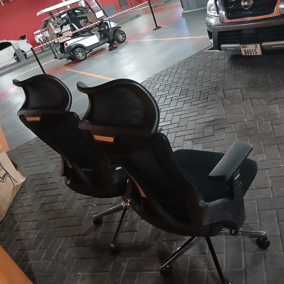 Executive Office Chair Dubai | Rocky HB High Back Chair with Chrome Base | BIFMA Certified | UAE