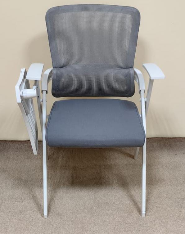 Study Chair with Foldable Writing Pad – Grey | IH 082
